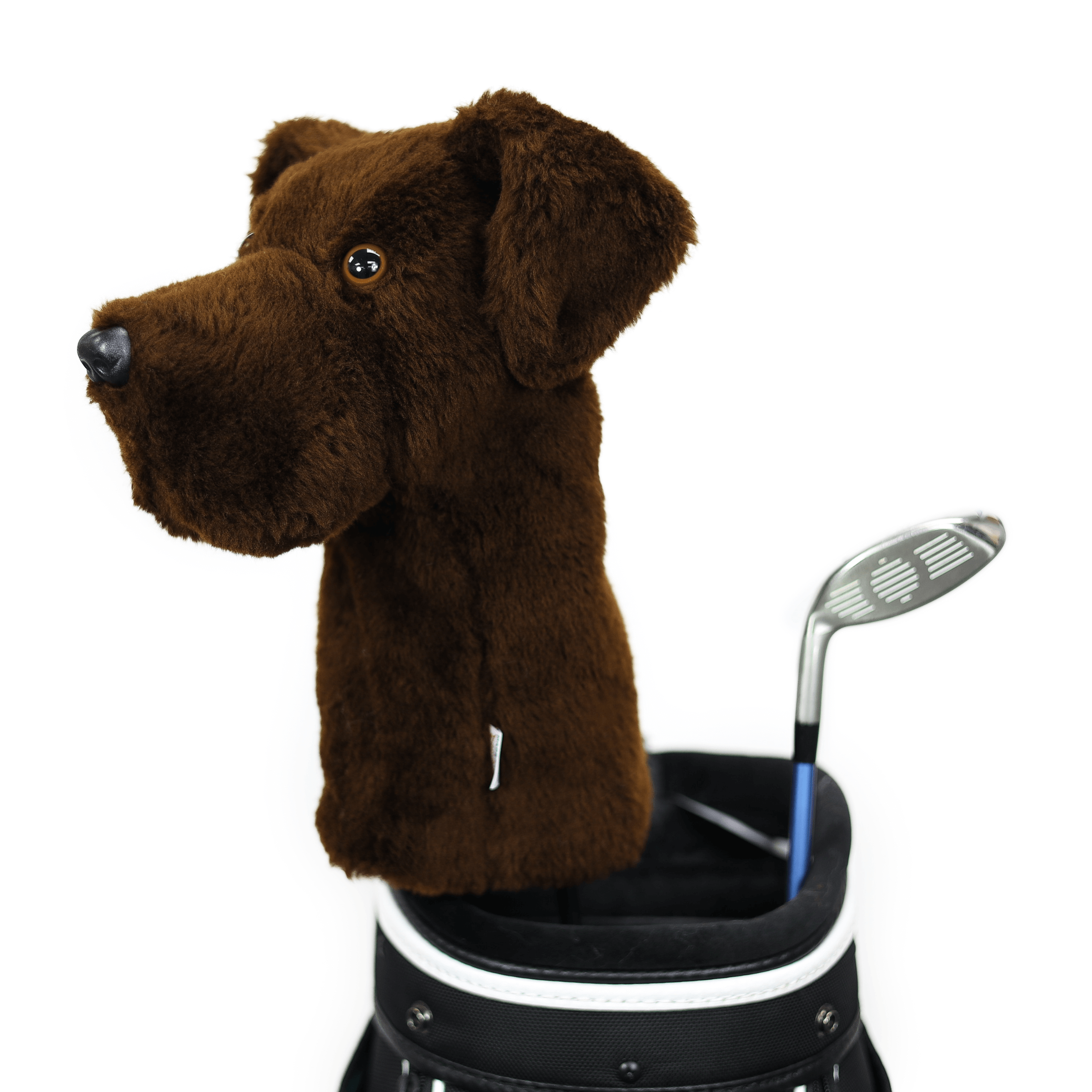 Chocolate Lab Golf Headcover - Daphne's Headcovers