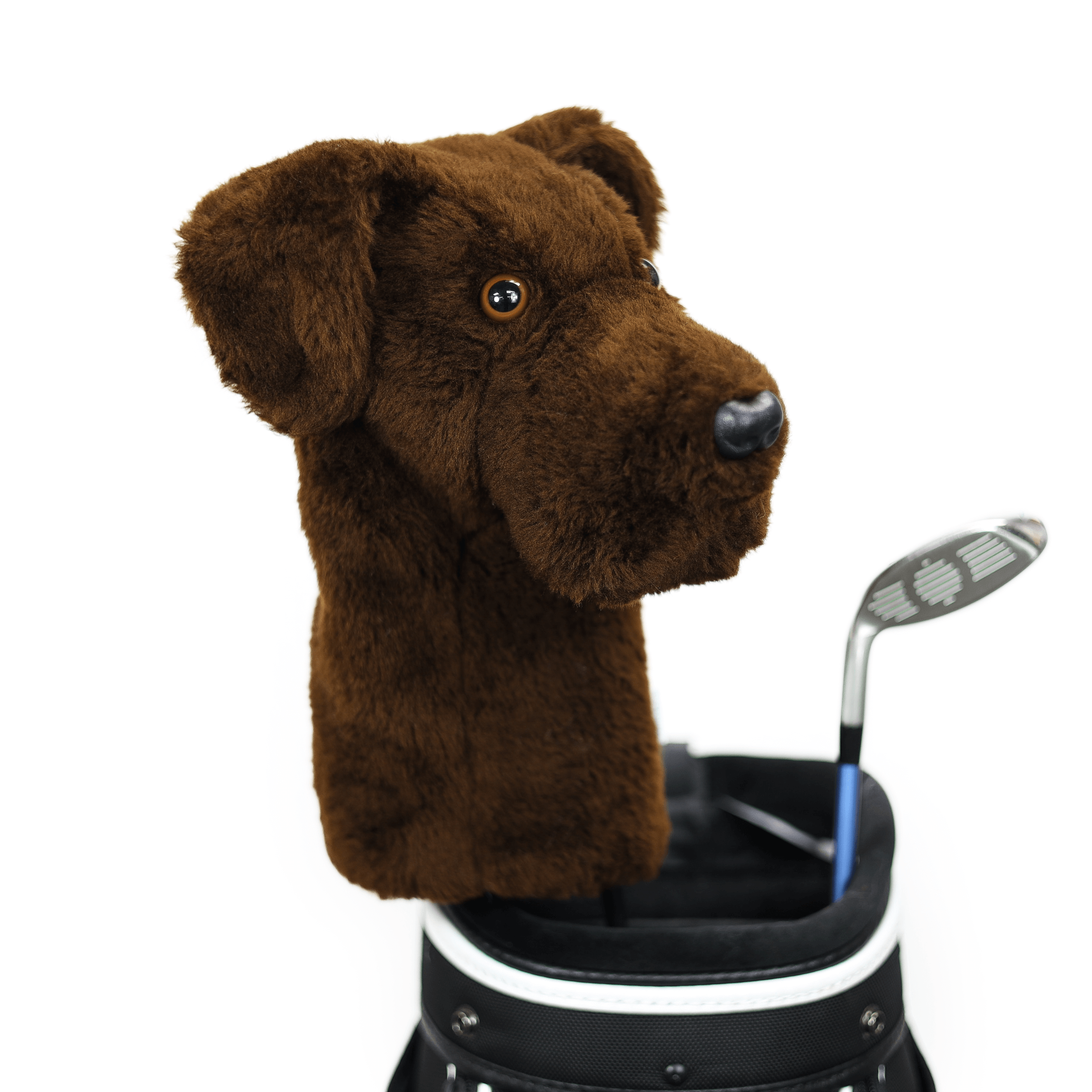 Chocolate Lab Golf Headcover - Daphne's Headcovers